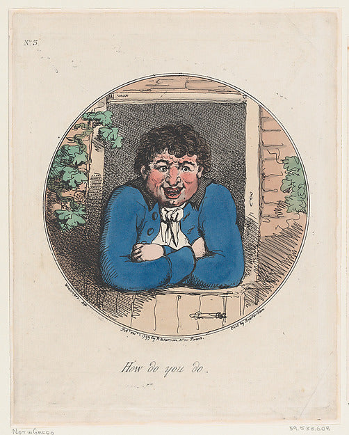Thomas Rowlandson , After George Moutard Woodward:How Do You-16x12"(A3) Poster