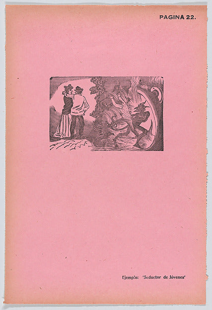 José Guadalupe Posada:Page 22: a man with his arm around a w-16x12"(A3) Poster
