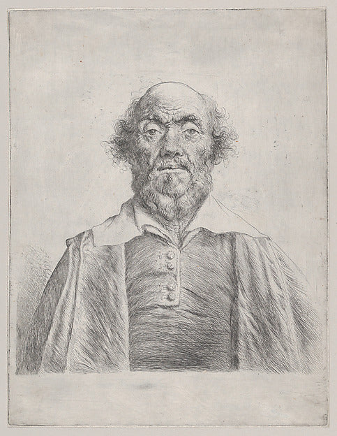 Bust of an Elderly Man 1620–74-Jan Lievens,  Poster Print Wall Art