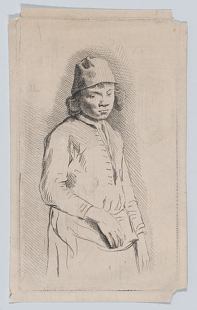 Anonymous, After Jan Lievens:Portrait of a boy -16x12"(A3) Poster