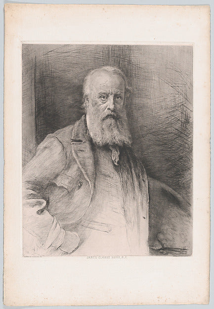 After Sir John Everett Millais:James Clarke Hook RA 1884-16x12"(A3) Poster