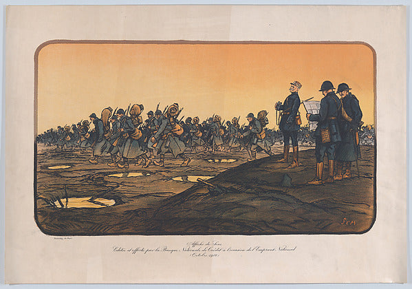 SEM [Georges Goursat]:Poster for the National Loan of Octobe-16x12"(A3) Poster