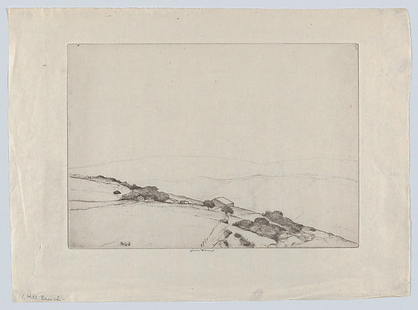 Ernest Haskell:Hill Ranch n.d.-16x12"(A3) Poster