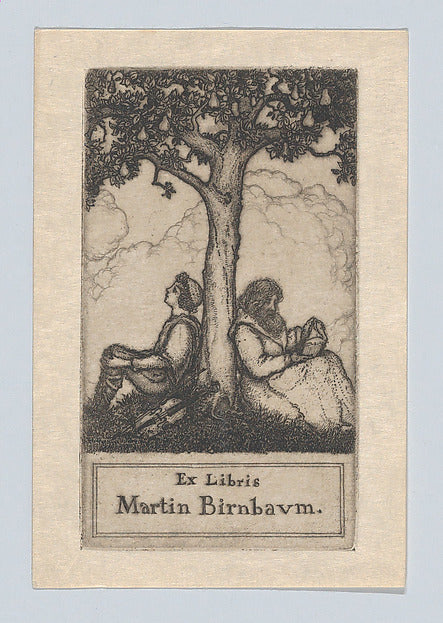 Ernest Haskell:Ex Libris Martin Birnbaum 1900-1925-16x12"(A3) Poster