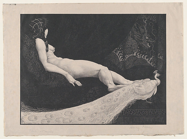 Henry Weston Keen:Odalisque 1925–30-16x12"(A3) Poster