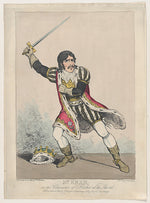 After Isaac Robert Cruikshank:Mr. Kean in the Character of R-16x12"(A3) Poster