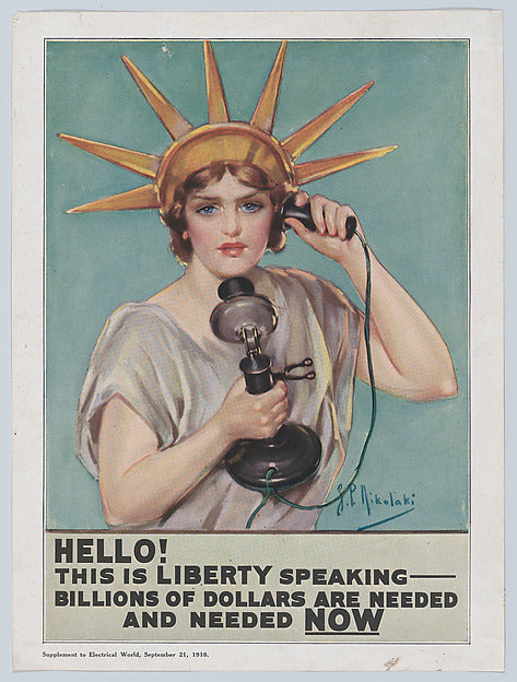 Hello! This is Liberty Speaking – Billions of Dollars Needed a,  Poster Print