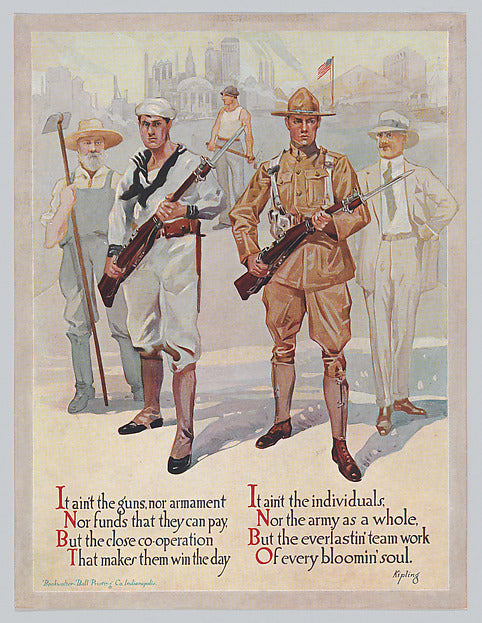 :It ain't the guns nor armament c1917-16x12"(A3) Poster