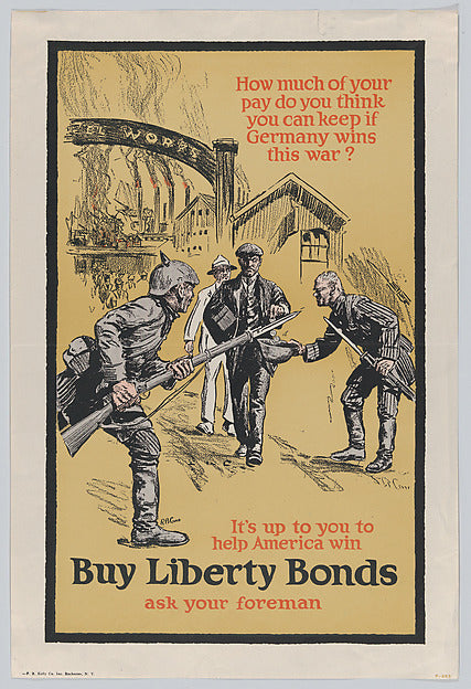 :Buy Liberty Bonds c1917-16x12"(A3) Poster