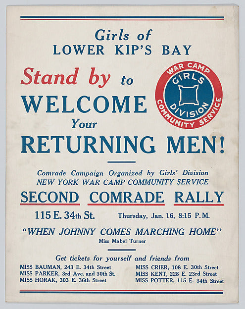 Anonymous:Girls of Lower Kip's Bay 1919-16x12"(A3) Poster