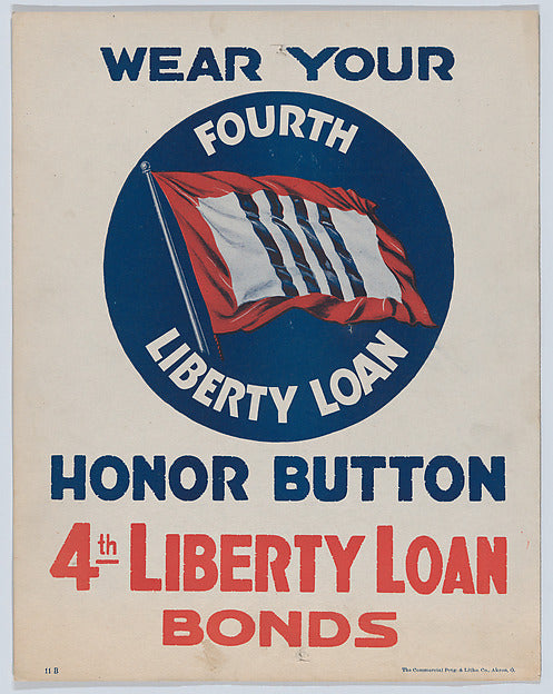 :Wear your honor button 1918-16x12"(A3) Poster