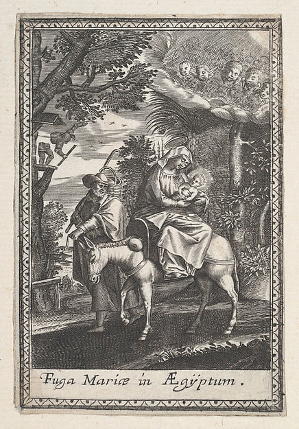 Anonymous:The Flight into Egypt 1590–c1620-16x12"(A3) Poster