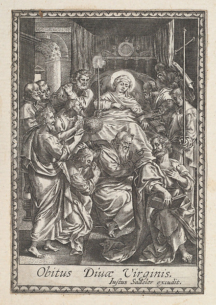 Anonymous:Death of the Virgin 1578–c1620-16x12"(A3) Poster