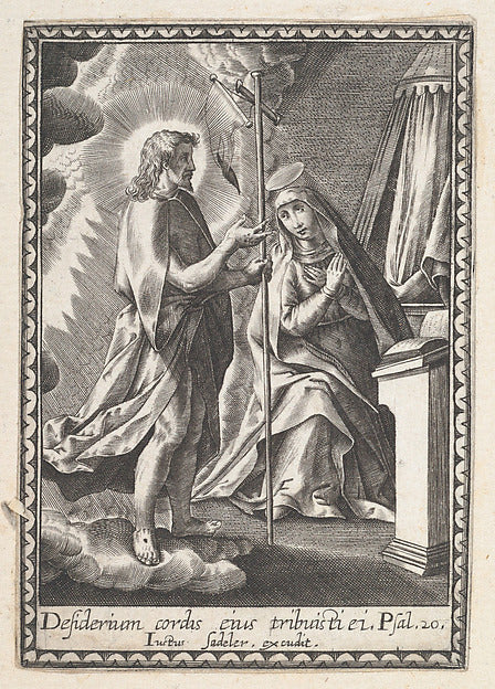 Anonymous:Christ Appearing to His Mother 1578–c1620-16x12"(A3) Poster