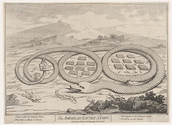 The American Rattle Snake April 12, 1782-Attributed to James G, Poster Print