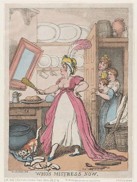 Thomas Rowlandson:Who's Mistress Now? May 4, 1811-16x12"(A3) Poster