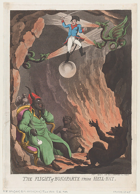 Thomas Rowlandson , After? George Moutard Woodward:The Fligh-16x12"(A3) Poster