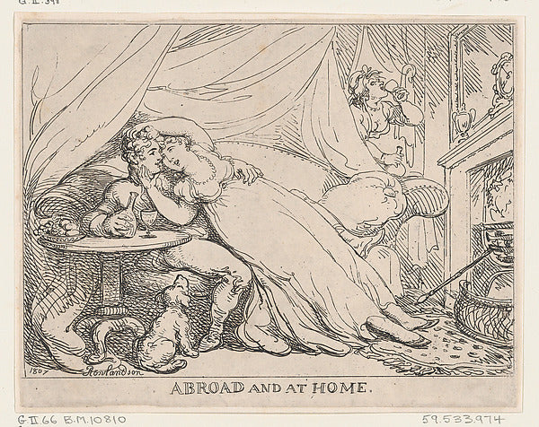 Thomas Rowlandson:Abroad and At Home February 28, 1807-16x12"(A3) Poster