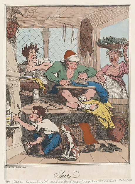 Thomas Rowlandson:Snips 1815-16x12"(A3) Poster