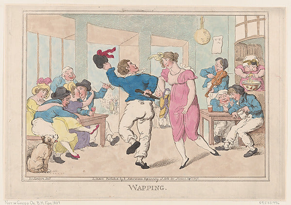 Thomas Rowlandson:Wapping September, 1807-16x12"(A3) Poster