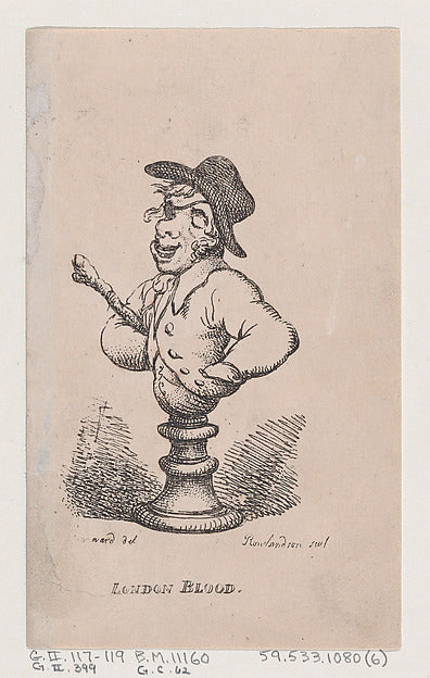 Thomas Rowlandson , After George Moutard Woodward:London Blo-16x12"(A3) Poster