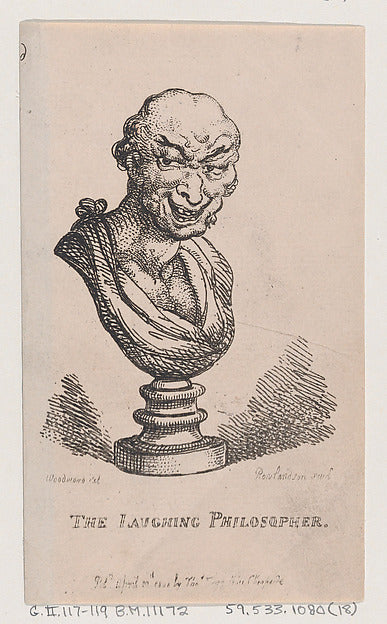 Thomas Rowlandson , After George Moutard Woodward:The Laughi-16x12"(A3) Poster