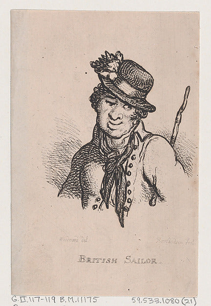 Thomas Rowlandson , After George Moutard Woodward:British Sa-16x12"(A3) Poster