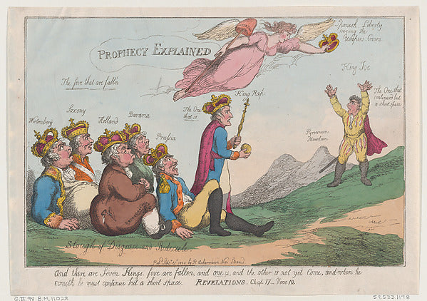 Thomas Rowlandson , After George Moutard Woodward:Prophecy E-16x12"(A3) Poster