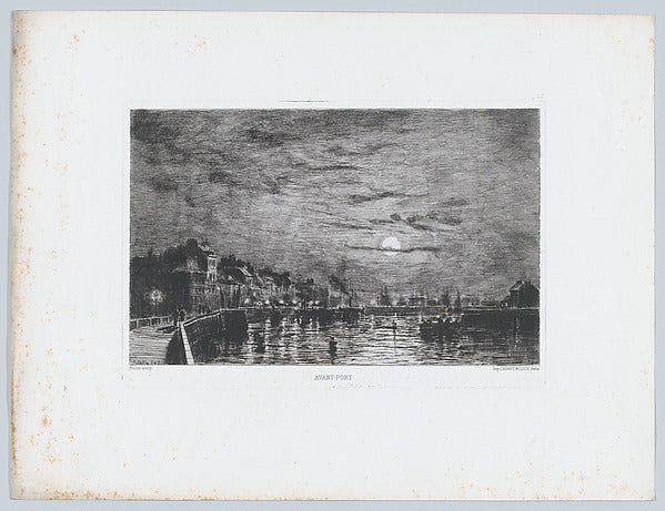 Outer-Port 1860–69-Auguste Ballin ,  Poster Print