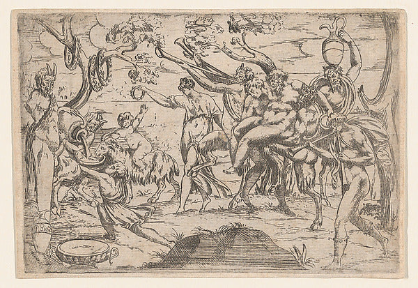 Pierre Biard II:Triumph of Silenus 1607–61-16x12"(A3) Poster