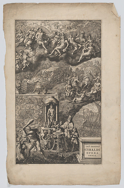 Jan van den Aveelen , After François Boitard:Frontispiece fo-16x12"(A3) Poster