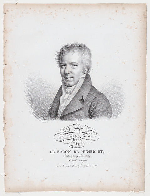 Portrait of Le Baron de Humboldt 1821-Jules Boilly,  Poster Print Wall Art
