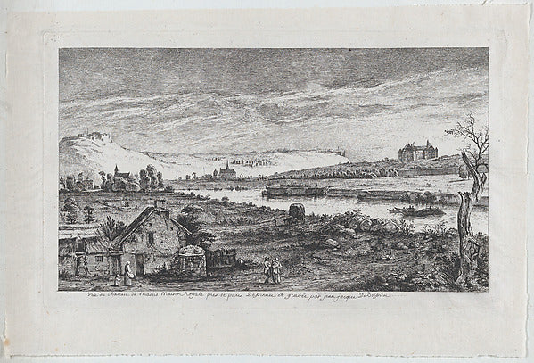View of the Madrid Castle  near Paris 1764-Jean Jacques de Boi,16x12"(A3) Poster