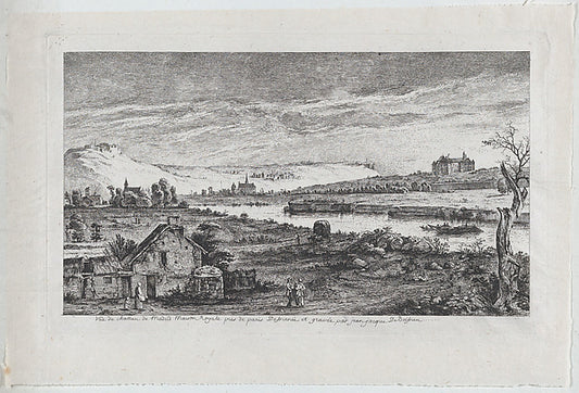 View of the Madrid Castle  near Paris 1764-Jean Jacques de Boi,16x12"(A3) Poster
