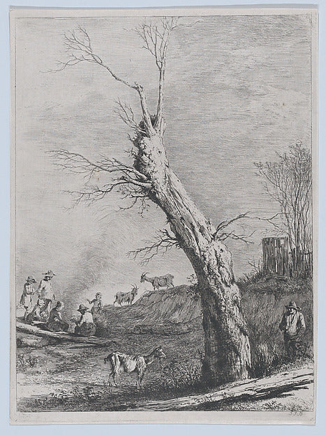 Winter  after a drawing completed in Saint-Chamond 1795-Jean J,16x12"(A3) Poster