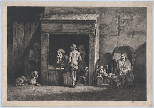 Public Writer 1790-Jean Jacques de Boissieu,16x12"(A3) Poster
