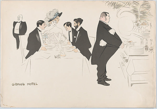 Grand Hotel   from Monte Carlo  2nd Serie c1910-Georges Goursa,  Poster Print Wall Art