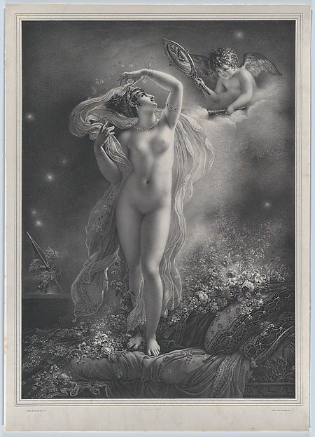 Danaë 1824-After Anne Louis Girodet-Trioson, Hyacinthe-Louis-V,  Poster Print Wall Art