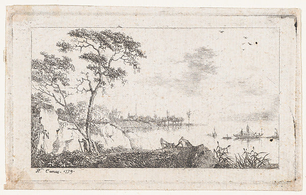 Pierre Nicholas Camus:Landscape 1779-16x12"(A3) Poster