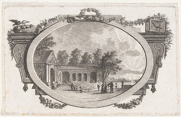 Charles Michel Campion , After Aignan Thomas Desfriches:Autu-16x12"(A3) Poster