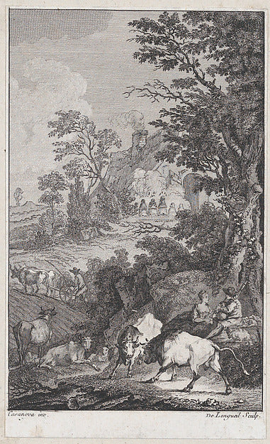 Joseph de Longueil , After Francesco Casanova:Frontispiece f-16x12"(A3) Poster