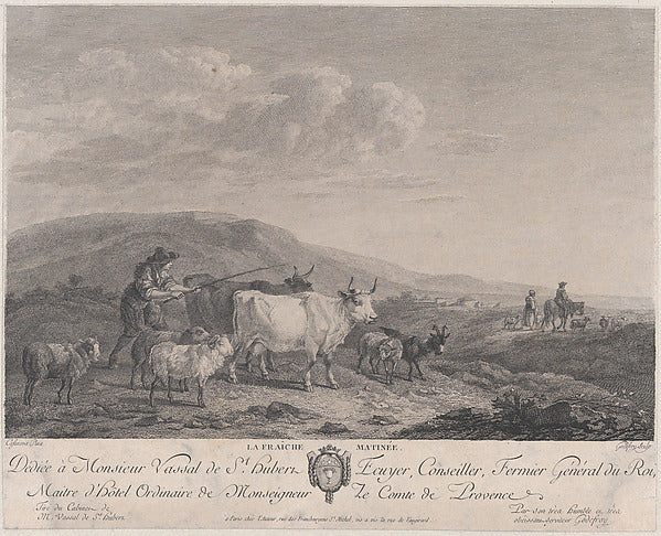 François Godefroy , After Francesco Casanova:The Fresh Morni-16x12"(A3) Poster