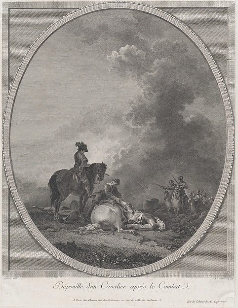 Nicolas Colibert , After Francesco Casanova:The Cadaver of a-16x12"(A3) Poster