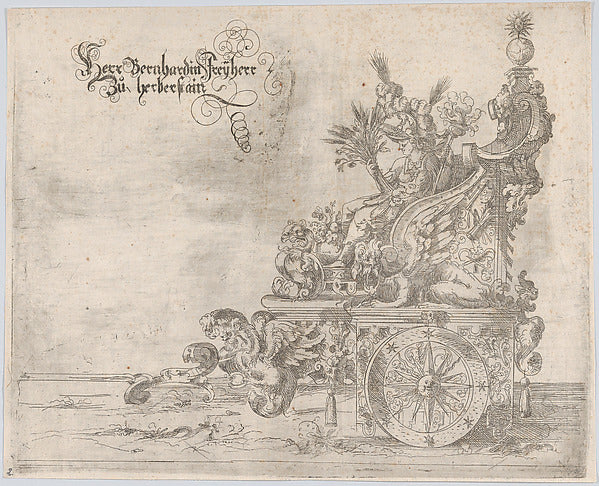 Anonymous, German, 16th century:Procession with a female fig-16x12"(A3) Poster