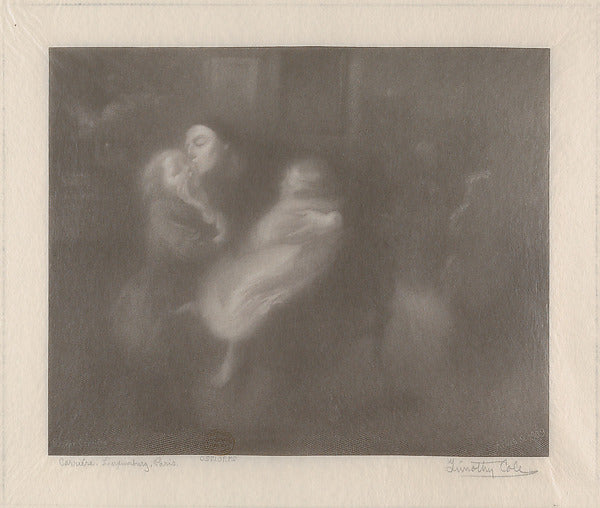 Engraved by Timothy Cole , After Eugène Carrière:La Maternit-16x12"(A3) Poster