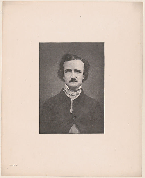 After Eugène Carrière:Portrait of Edgar Allan Poe 1880-16x12"(A3) Poster