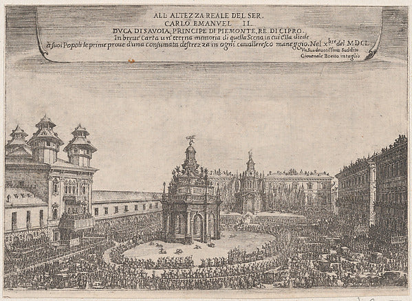 G. Boetto:Festival in Turin October 1650 1650-16x12"(A3) Poster