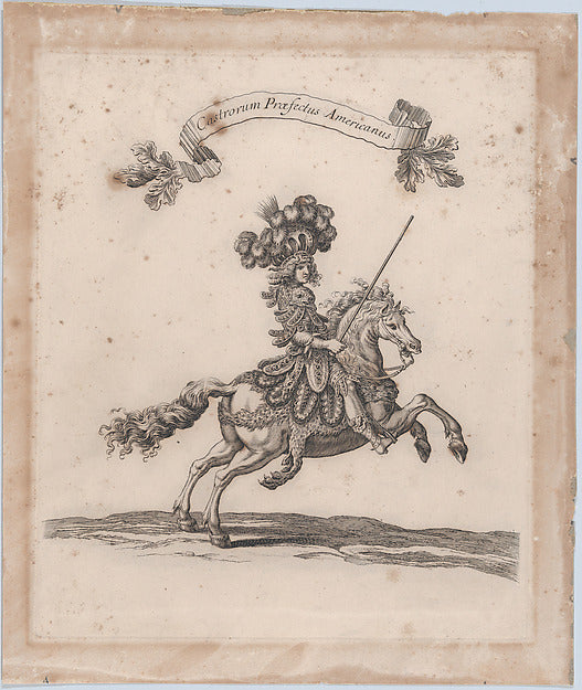 François Chauveau , Israel Silvestre:Castrorum Prœfectus Ame-16x12"(A3) Poster