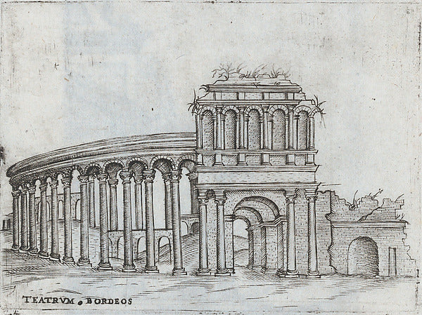 Formerly attributed to Master G.A.:Tenplum Iovis Ultoris fro-16x12"(A3) Poster