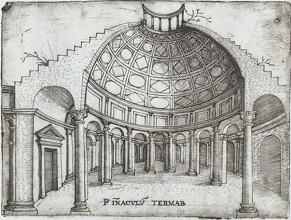 Formerly attributed to Master G.A.:Tem. Ro. Penatibus Dicatu-16x12"(A3) Poster